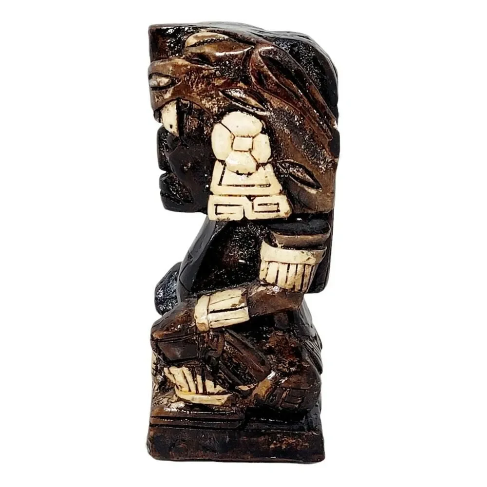 Tiki Vintage Hand Carved‎ Wood Wooden Carving Bar Totem Statue
